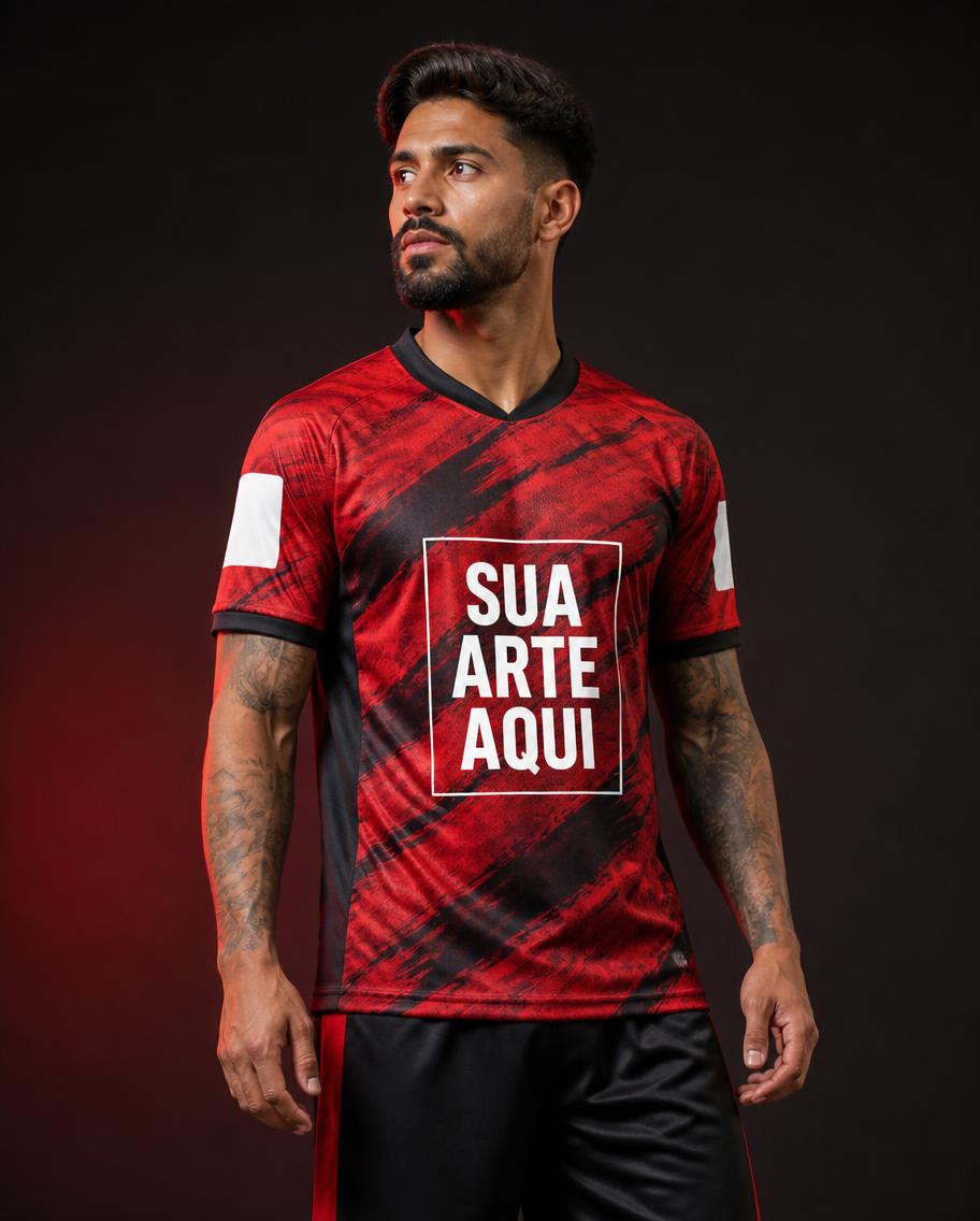 Camisa de Time - modelo masculino
