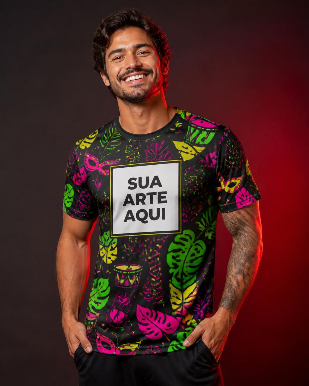 Camiseta para Eventos - modelo masculino