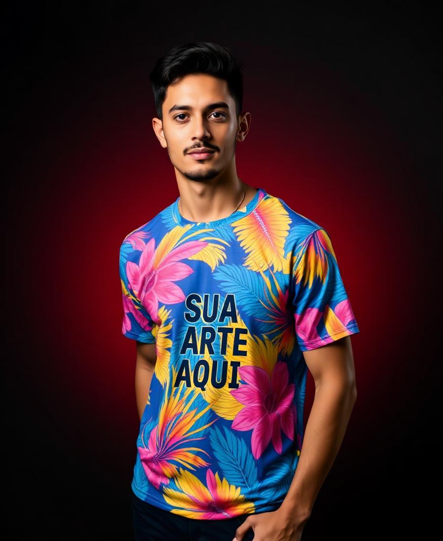Abadá em Sublimação Total - modelo masculino